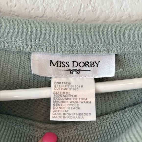 Pale Green Fringe Detail Women's Top XL - Picture 2 of 4